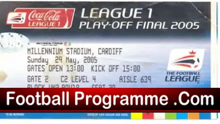 Hartlepool v Sheffield Wednesday 2005 – League 1 Playoff Final