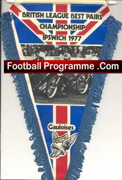 Ipswich Speedway Best Pairs Championship 1977 Pennant
