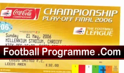 Leeds United v Watford 2006 – League Playoff Final Ticket