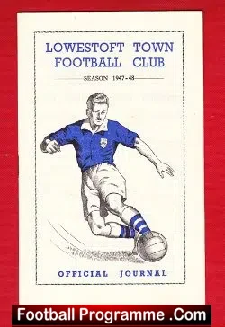 Lowestoft Town v Sudbury 1948 – 1940s Suffolk Senior Cup