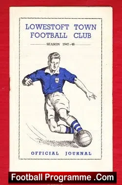 Lowestoft Town v Sudbury 1948 – Suffolk Senior Cup