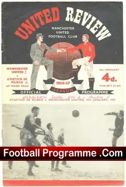 Manchester United v Athletico Bilbao 1957 – European Cup