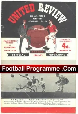 Manchester United v Blackpool 1962