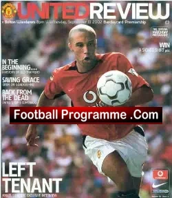Manchester United v Bolton Wanderers 2002