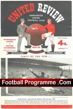 Manchester United v Bolton Wanderers 1958