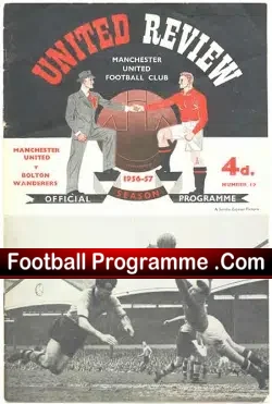 Manchester United v Bolton Wanderers 1956 – First Floodlights