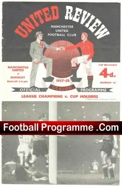 Manchester United v Burnley 1957