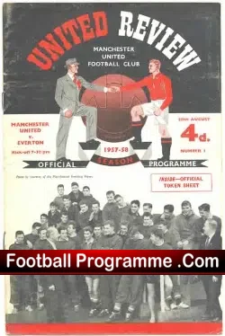 Manchester United v Everton 1957 – First Match