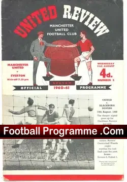 Manchester United v Everton 1960 – Plus TS