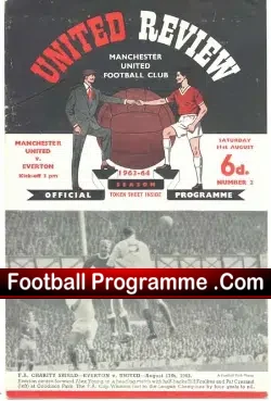 Manchester United v Everton 1963 – Plus Token Sheet