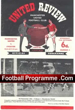 Manchester United v Everton 1964