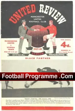 Manchester United v Ipswich Town 1958 – Last Game Old Trafford