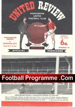 Manchester United v Leicester City 1965 – Postponed