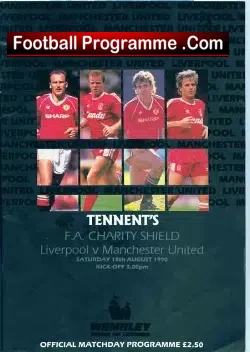 Manchester United v Liverpool 1990 – Charity Shield
