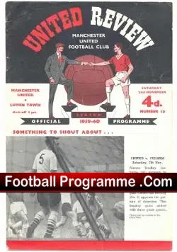 Manchester United v Luton Town 1959