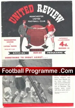 Manchester United v Luton Town 1959
