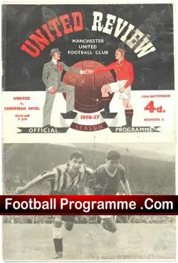Manchester United v Manchester City 1956 – Plus Token Sheet