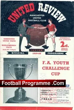 Manchester United v Middlesbrough 1960 – FA Youths Cup