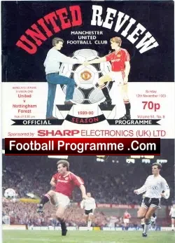 Manchester United v Nottingham Forest 1989