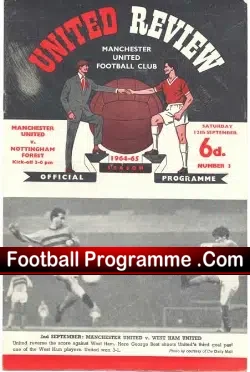 Manchester United v Nottingham Forest 1964
