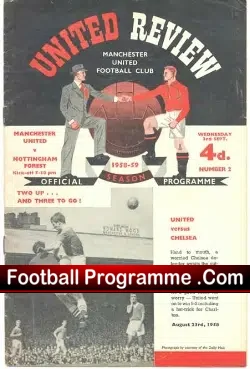 Manchester United v Nottingham Forest 1958