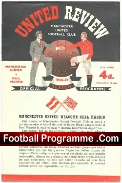 Manchester United v Real Madrid 1957 – Semi Final 1st at Man Utd