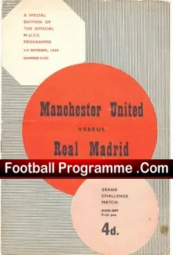 Manchester United v Real Madrid 1959 – Grand Challenge Match