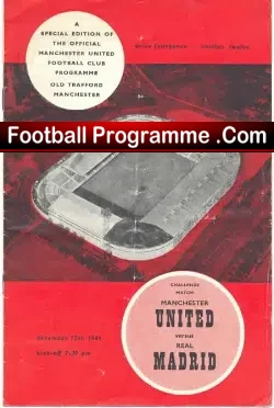 Manchester United v Real Madrid 1961 – Challenge Game