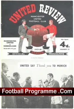 Manchester United v Sunderland 1958 – Plus Tok