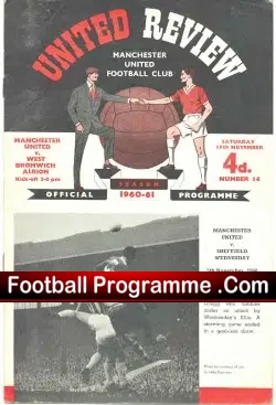 Manchester United v WBA 1960