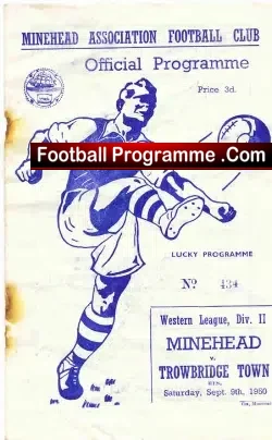 Minehead v Trowbridge Town 1950