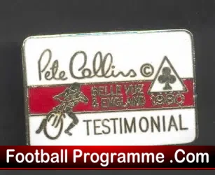 Peter Collins Testimonial Belle Vue Aces Speedway Badge 1980