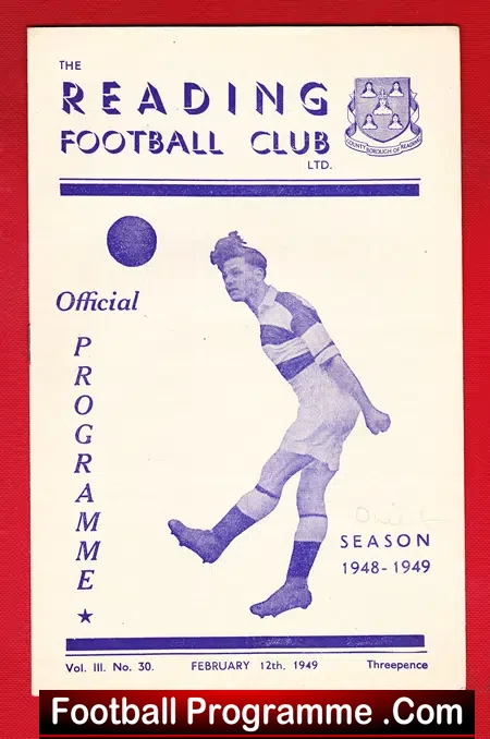 Reading v Leyton Orient 1949