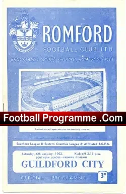 Romford v Guildford City 1962