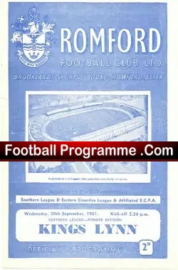 Romford v Kings Lynn 1961