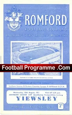 Romford v Yiewsley 1961