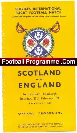 Scotland v England 1943