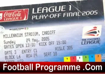 Sheffield Wednesday v Hartlepool 2005 – League 1 Playoff Final