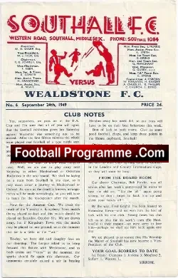 Southall v Wealdstone 1949