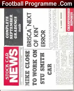 Stock Car News 1982 – August 28th