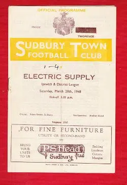 Sudbury Town v Electric Supply 1948