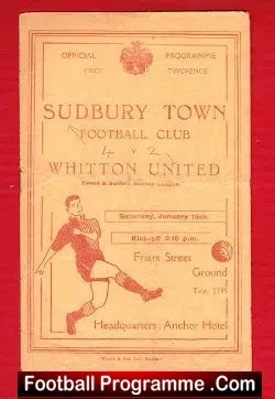 Sudbury Town v Whitton United 1949