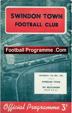 Swindon Town v SSV Reutlingen 1958 – Germany