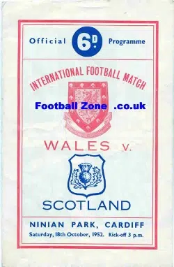Wales v Scotland 1952