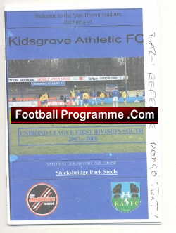 Kidsgrove Athletic v Stocksbridge Park Steels 2008