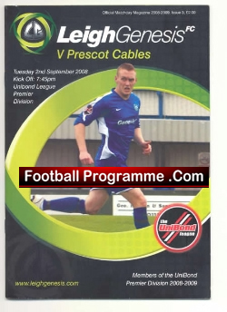 Leigh Football Club v Prescot Cables 2008