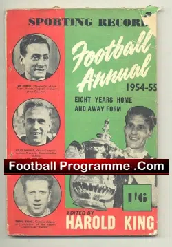 Sporting Record Football Annual 1954 - 1955