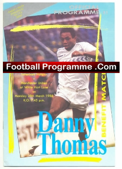 Danny Thomas Testimonial Benefit Match Tottenham Hotspur 1988