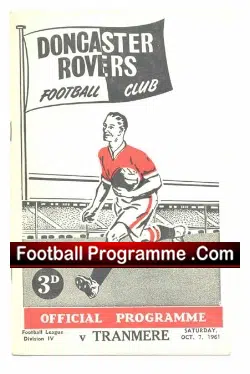 Doncaster Rovers v Tranmere Rovers 1961