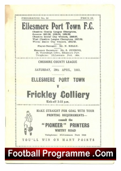 Ellesmere Port v Frickley Colliery 1961